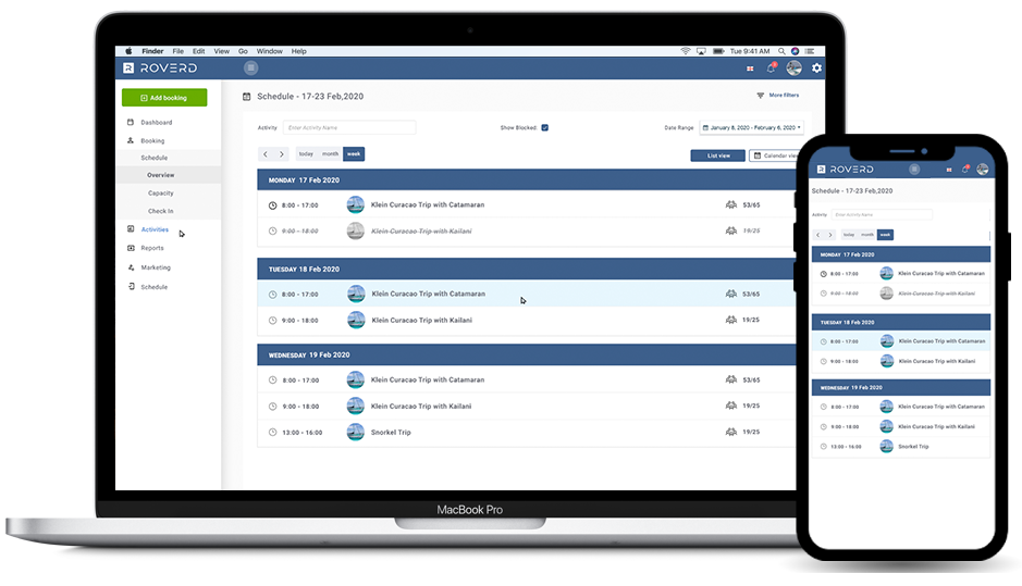Dental clinic software screenshot